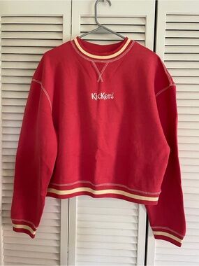 Kickers Pink Red Crewneck sweatshirt